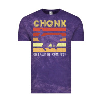 Cloud Purple chonk cat funny cat meme cat dad cat mom Vintage Tee - artisFamous