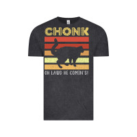 Vintage Black chonk cat funny cat meme cat dad cat mom Vintage Tee - artisFamous