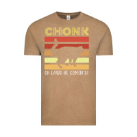 Vintage Coffee chonk cat funny cat meme cat dad cat mom Vintage Tee - artisFamous