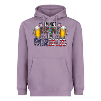 Lavender I'm Not Drunk I'm Patriotic Heavyweight Hoodie - CowhideDigitalArt