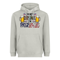 Moon Dust I'm Not Drunk I'm Patriotic Heavyweight Hoodie - CowhideDigitalArt