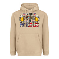 Mushroom I'm Not Drunk I'm Patriotic Heavyweight Hoodie - CowhideDigitalArt