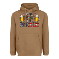 Toasted Coconut I'm Not Drunk I'm Patriotic Heavyweight Hoodie - CowhideDigitalArt