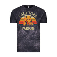 Cloud Black vintage i beg your parton Vintage Tee - artisFamous