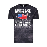Cloud Black back to back undefeated world war champs Vintage Tee - artisFamous