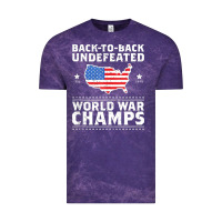 Cloud Purple back to back undefeated world war champs Vintage Tee - artisFamous