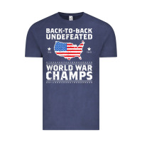 Vintage Denim back to back undefeated world war champs Vintage Tee - artisFamous