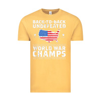 Vintage Mustard back to back undefeated world war champs Vintage Tee - artisFamous