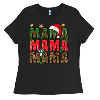 Black Christmas Mama Ladies Tee - BundleAndBundleShop