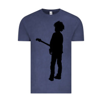 Vintage Denim ro.b.e.r.t.  &' c.u.r.e'  smith  baseball ¾ sleeve t shirt Vintage Tee - artisFamous