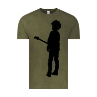 Vintage Olive ro.b.e.r.t.  &' c.u.r.e'  smith  baseball ¾ sleeve t shirt Vintage Tee - artisFamous