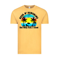 Vintage Mustard beer n' sunshine the only B.S. i need Vintage Tee - artisFamous