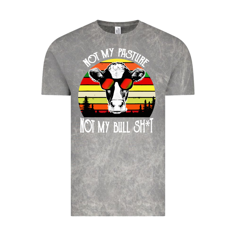 Vintage Not My Pasture Not My Bull Cow Vintage Tee by artisFamous | Teevron