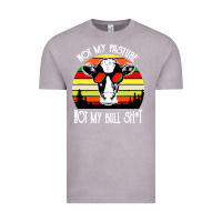 Vintage Zinc vintage not my pasture not my bull cow Vintage Tee - artisFamous