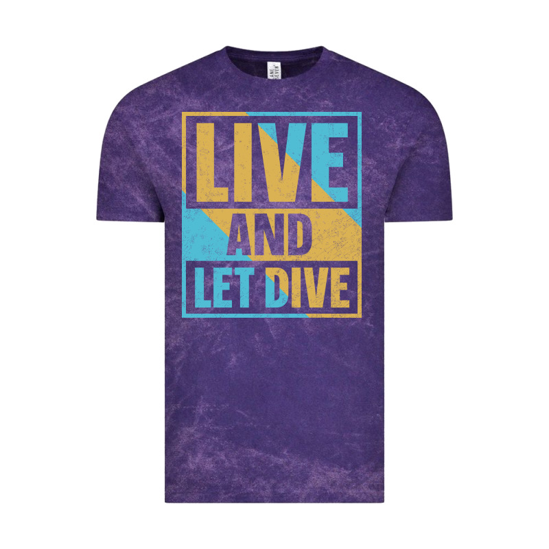 Live And Let Dive Retro Style Vintage Tee by artisFamous | Teevron