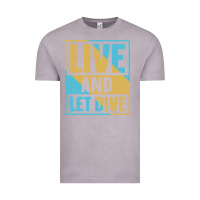 Vintage Zinc Live And Let Dive Retro Style Vintage Tee - artisFamous