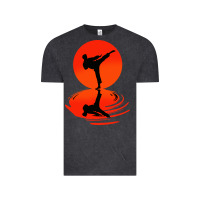 Vintage Black karate and kung fu Vintage Tee - artisFamous
