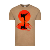 Vintage Coffee karate and kung fu Vintage Tee - artisFamous