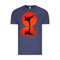 Vintage Denim karate and kung fu Vintage Tee - artisFamous