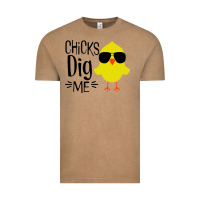 Vintage Coffee kids chick dig me christian Vintage Tee - artisFamous