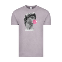 Vintage Zinc Vaporwave statue head with bubblegum Vintage Tee - artisFamous