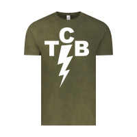 Vintage Olive taking care of business rock n roll Vintage Tee - artisFamous