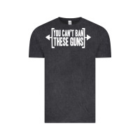 Vintage Black you can't ban these guns Vintage Tee - artisFamous