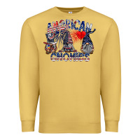 Antique Gold amerikan gnomies Premium Sweatshirt - SublimationCraftShop