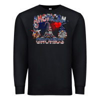 Black amerikan gnomies Premium Sweatshirt - SublimationCraftShop