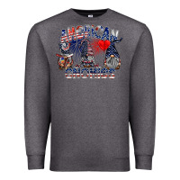 Charcoal Heather amerikan gnomies Premium Sweatshirt - SublimationCraftShop