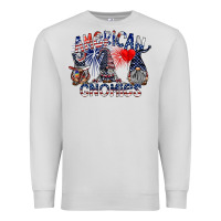 Dove Grey amerikan gnomies Premium Sweatshirt - SublimationCraftShop