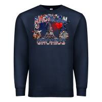 Navy amerikan gnomies Premium Sweatshirt - SublimationCraftShop