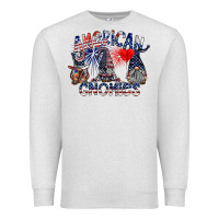 Oatmeal Heather amerikan gnomies Premium Sweatshirt - SublimationCraftShop