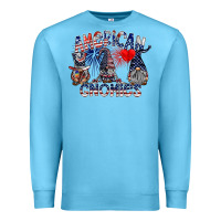 Ocean Blue amerikan gnomies Premium Sweatshirt - SublimationCraftShop