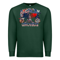 Sports Green amerikan gnomies Premium Sweatshirt - SublimationCraftShop