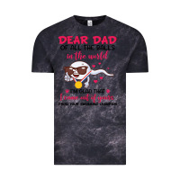 Cloud Black dear dad of all the balls in the world i’m glad that i came out of y Vintage Tee - artisFamous