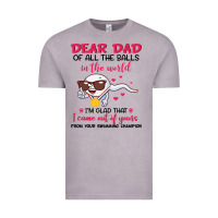 Vintage Zinc dear dad of all the balls in the world i’m glad that i came out of y Vintage Tee - artisFamous
