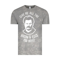 Cloud Rock Ron tv show parks Swanson - Bacon & Eggs Vintage Tee - artisFamous