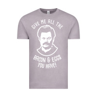 Vintage Zinc Ron tv show parks Swanson - Bacon & Eggs Vintage Tee - artisFamous