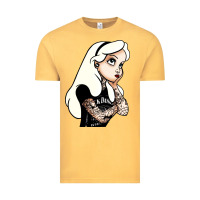 Vintage Mustard alice in wonderland Vintage Tee - artisFamous
