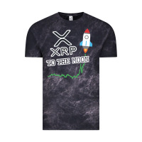 Cloud Black xrp to the moon Vintage Tee - artisFamous