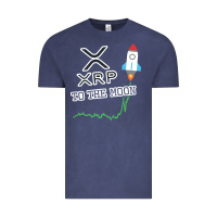 Vintage Denim xrp to the moon Vintage Tee - artisFamous