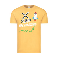 Vintage Mustard xrp to the moon Vintage Tee - artisFamous