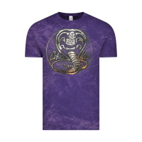 Cloud Purple cobra k.a.i rusted steel snake lo go graphic t shirt Vintage Tee - artisFamous