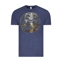 Vintage Denim cobra k.a.i rusted steel snake lo go graphic t shirt Vintage Tee - artisFamous