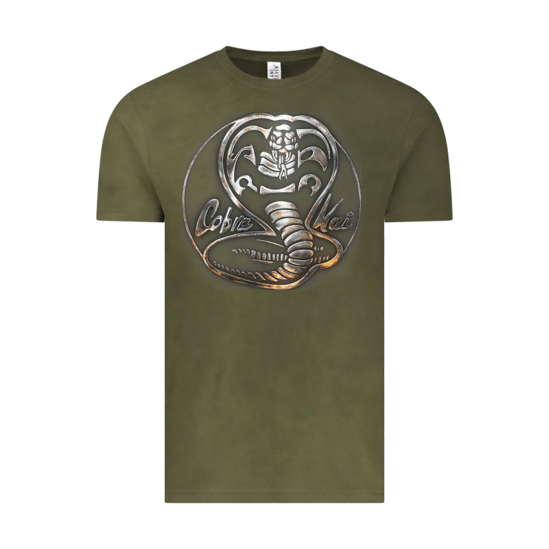 Cobra K.a.i Rusted Steel Snake Lo Go Graphic T Shirt Vintage Tee by artisFamous | Teevron