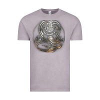 Vintage Zinc cobra k.a.i rusted steel snake lo go graphic t shirt Vintage Tee - artisFamous