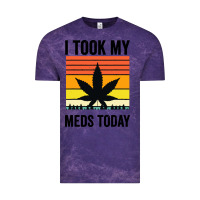 Cloud Purple i took my meds today Vintage Tee - artisFamous