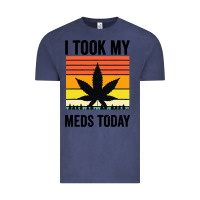 Vintage Denim i took my meds today Vintage Tee - artisFamous