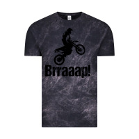 Cloud Black brraaap funny dirt bike Vintage Tee - artisFamous